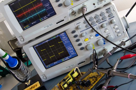 photo of digital testing equipment