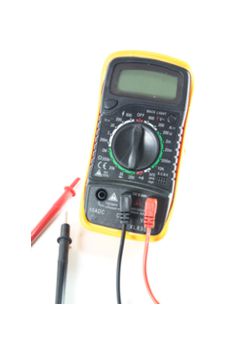 photo of hand-held digital testing device